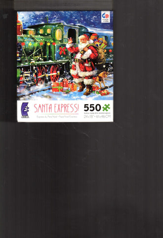 Santa Express 550 Piece Puzzle