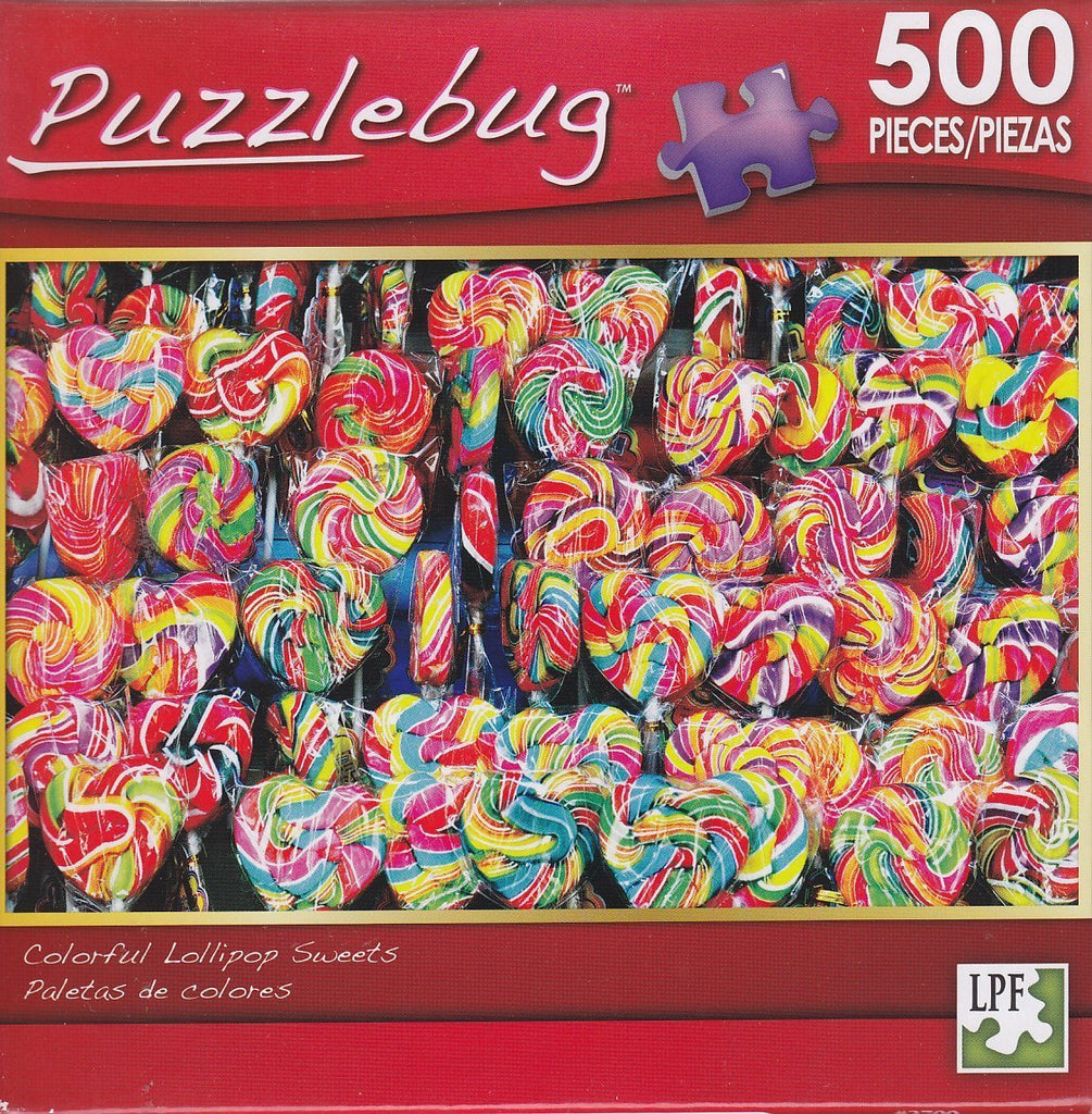 Puzzlebug 500 - Colorful Lollipop Sweets