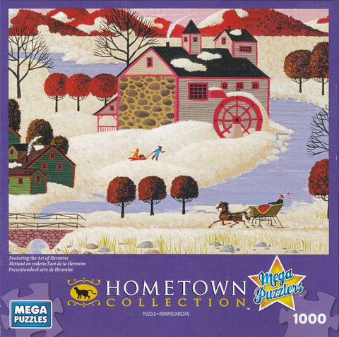 Hometown Collection: Winter in Maine 1000 Piece Puzzle