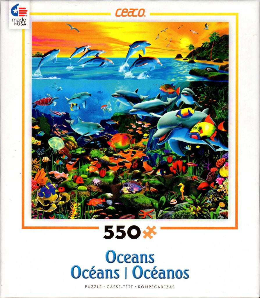Oceans - Tropical Island Waters 550 Piece Puzzle