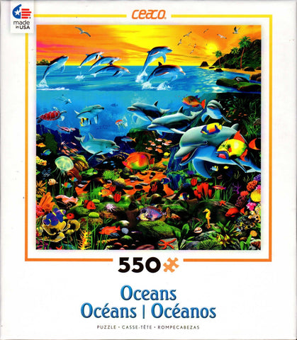 Oceans - Tropical Island Waters 550 Piece Puzzle