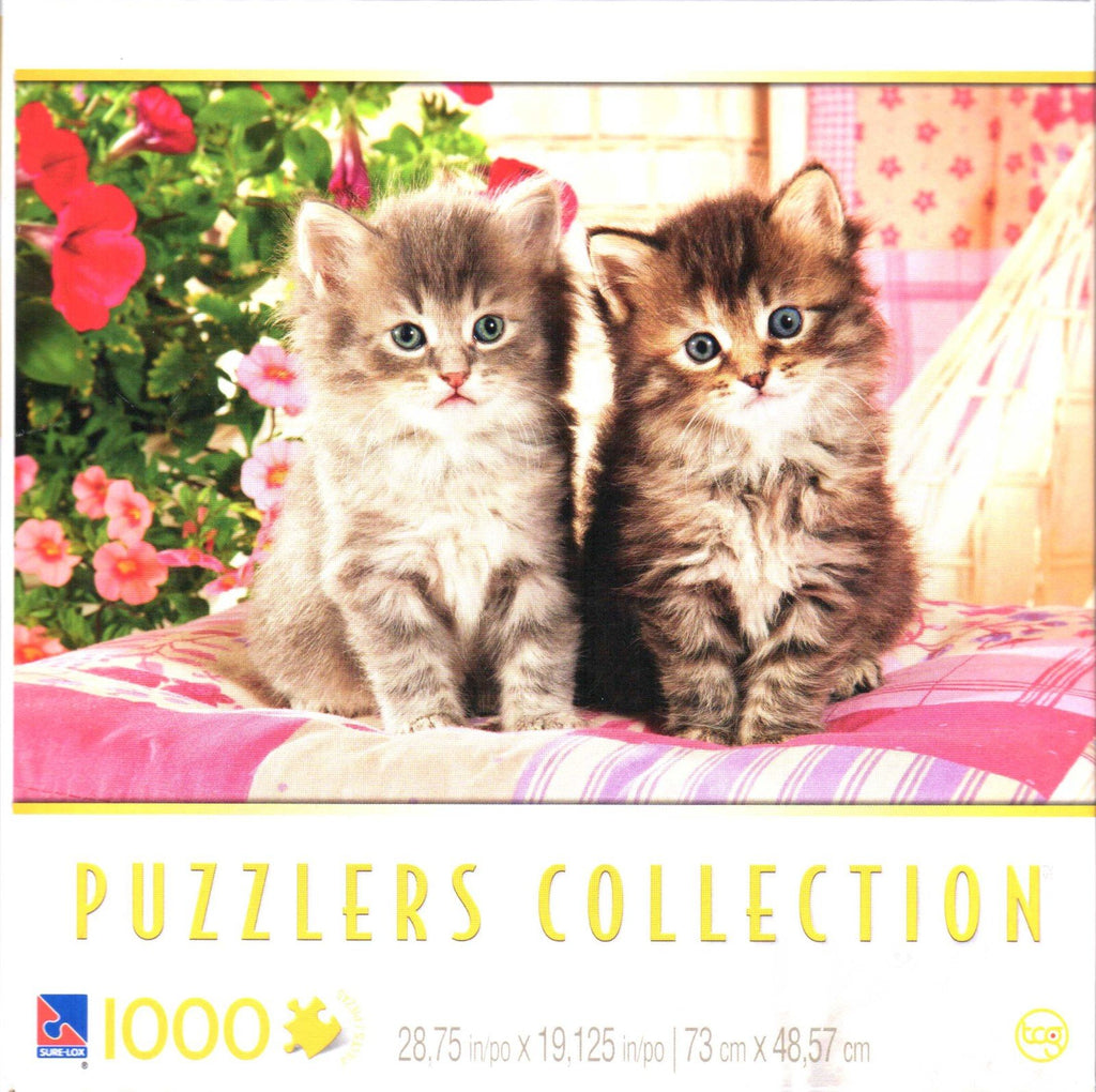Kittens on a Pillow 1000 Piece Puzzle