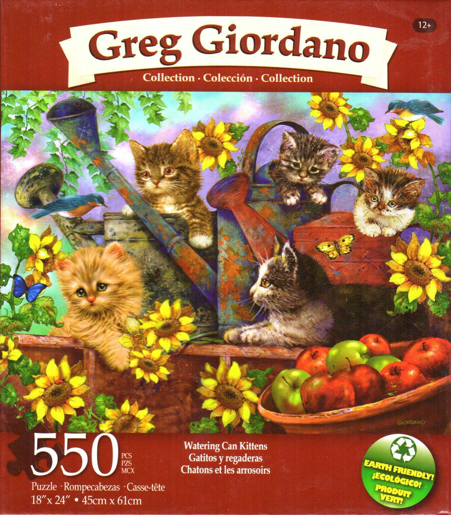Watering Can Kittens 550 Piece Puzzle