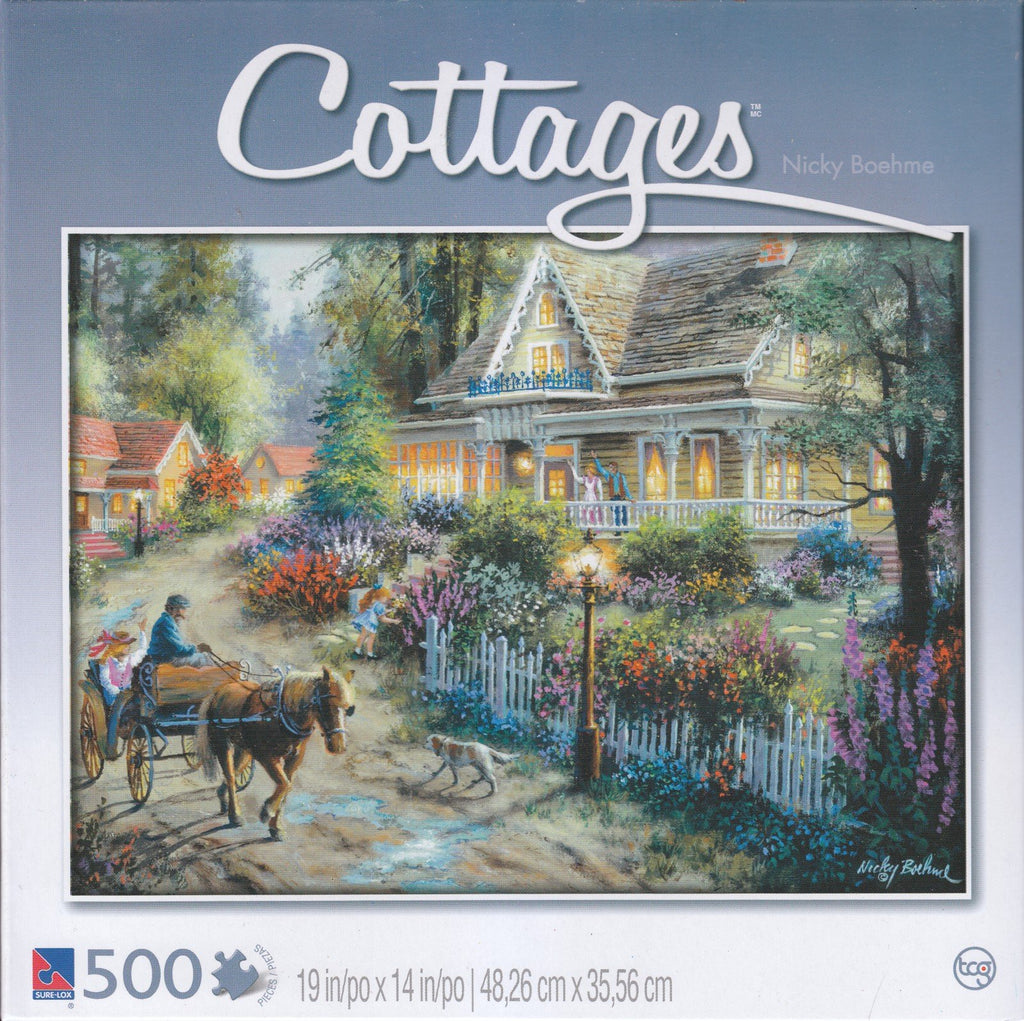 Cottages - Country Greeting 500 Piece Puzzle