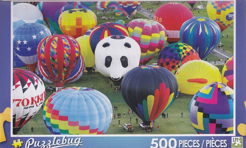 Puzzlebug 500 - Colorful Hot Air Balloons