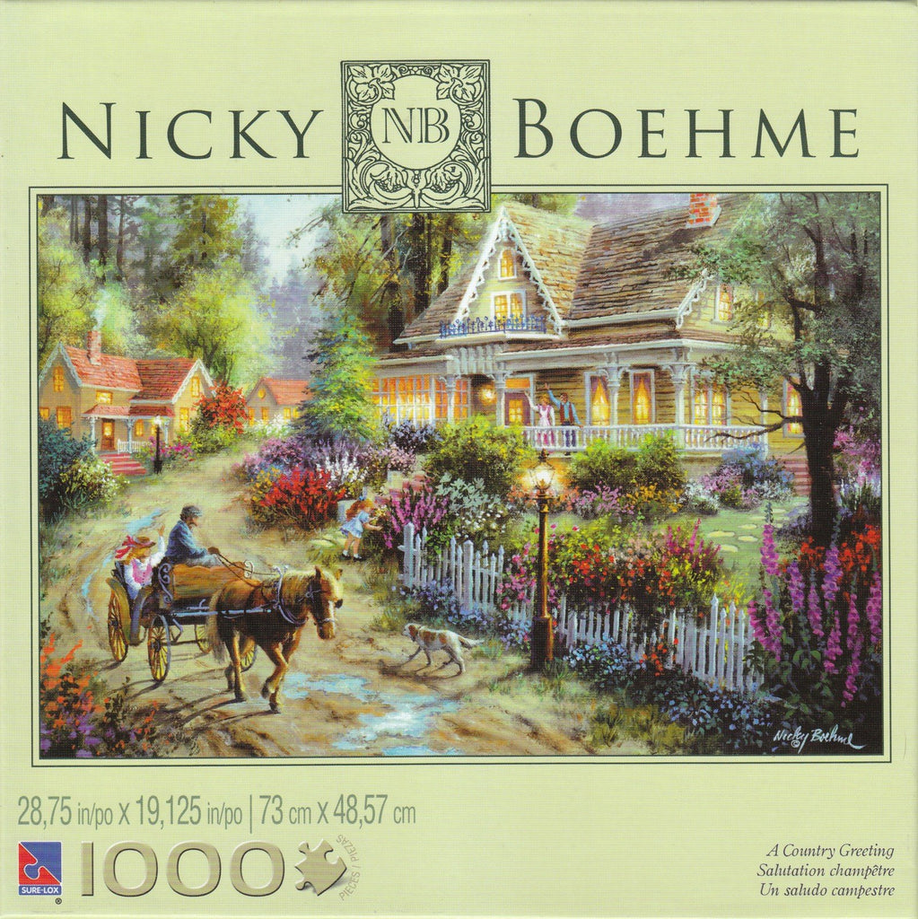 Country Greeting 1000 Piece Puzzle