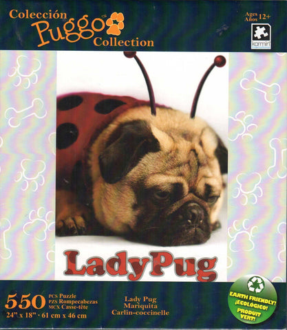 Lady Pug 550 Piece Puzzle