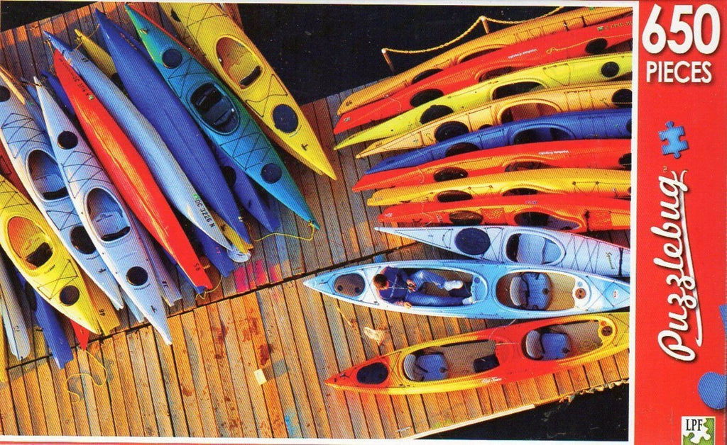 Puzzlebug 650 - Kayaks on the Dock