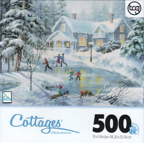 Fine Winters Eve 500 Piece Puzzle