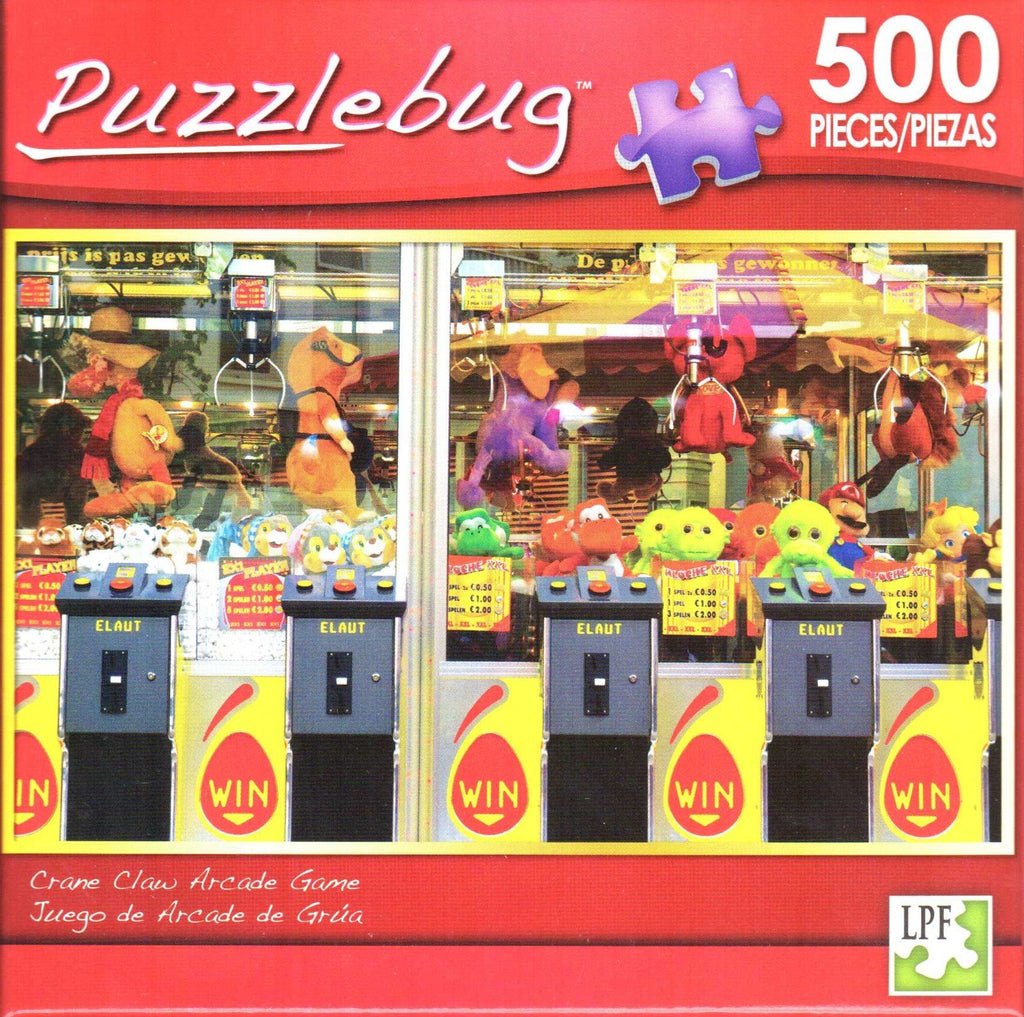 Puzzlebug 500 - Crane Claw Arcade Game