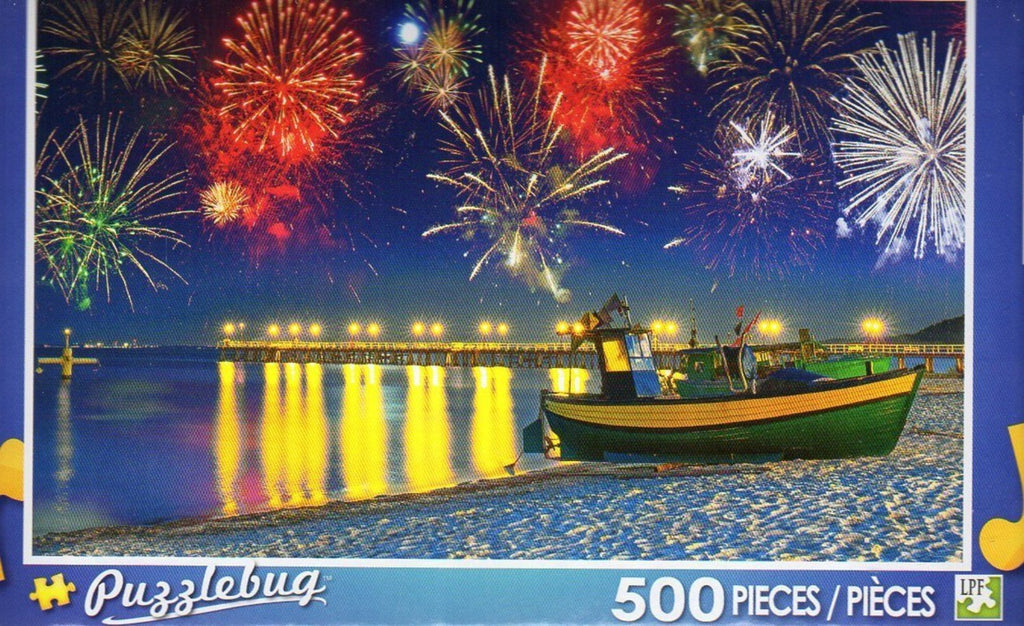 Puzzlebug 500 - Firework Display at Baltic Sea Poland