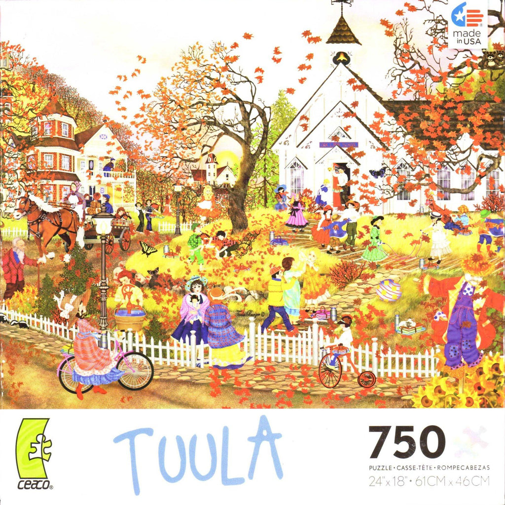 Tuula Autumn School Days 750 Piece Puzzle