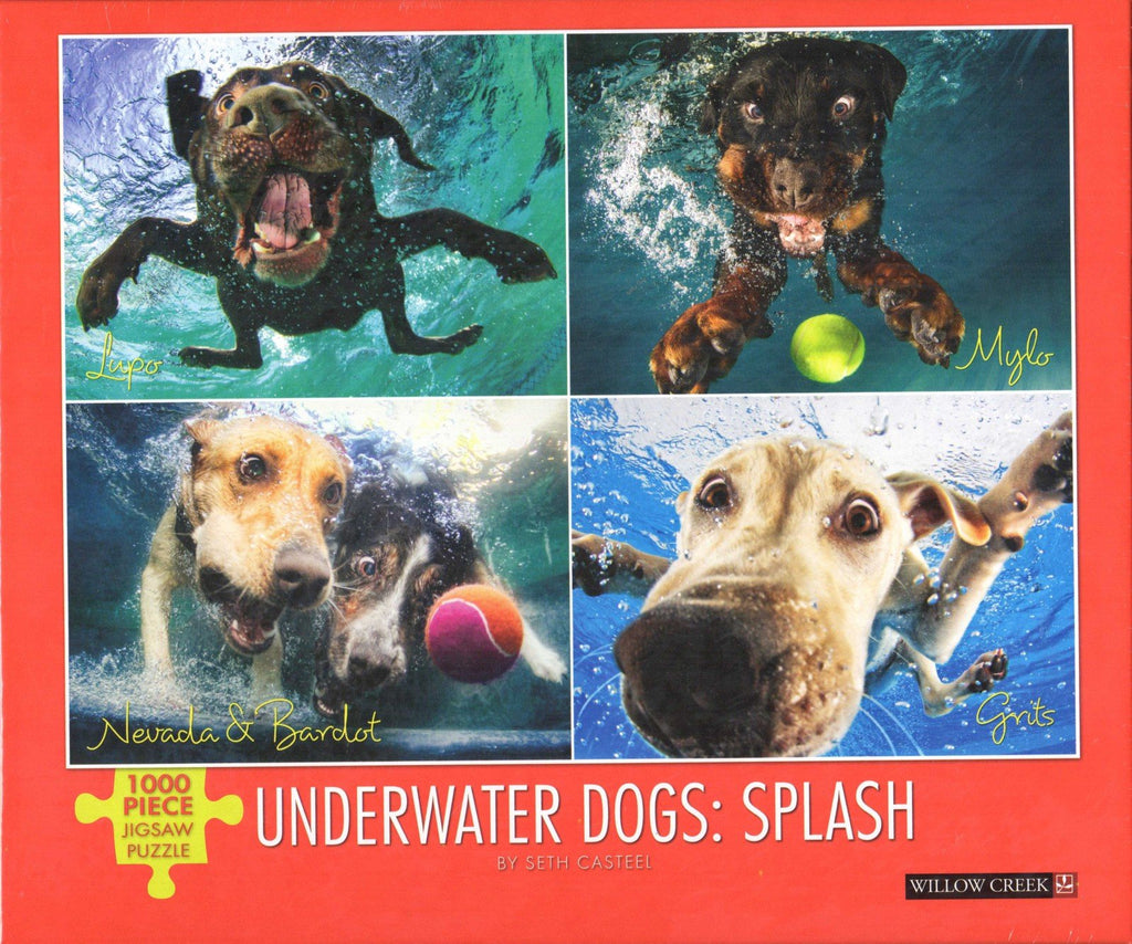 Underwater Dogs: Splash 1000 Piece Puzzle