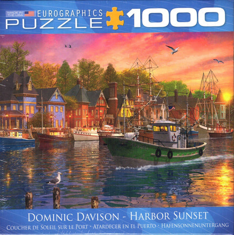 Harbor Sunset 1000 Piece Puzzle