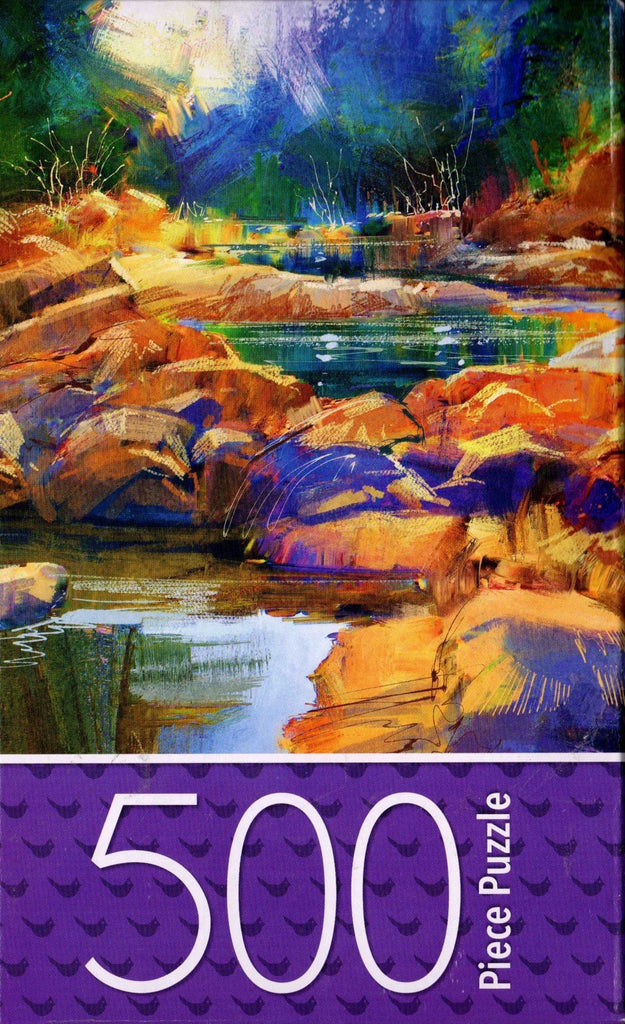 Colorful River Stones 500 Piece Puzzle