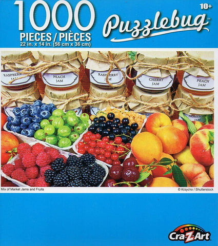Puzzlebug 1000 - Mix of Market Jams and Fruits