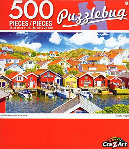 Puzzlebug 500 - Wooden Houses on the Harbor