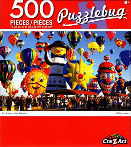 Puzzlebug 500 - Fun Shaped Hot Air Balloons