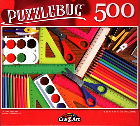 Puzzlebug 500 - School Supplies
