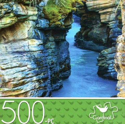 Athabasca Falls Canyon 500 Piece Puzzle