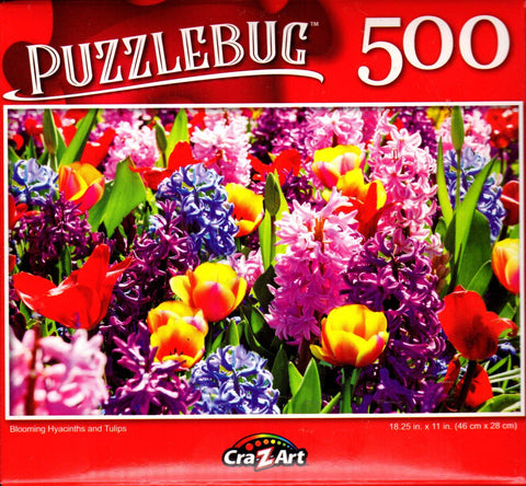 Puzzlebug 500 - Blooming Hyacinths and Tulips