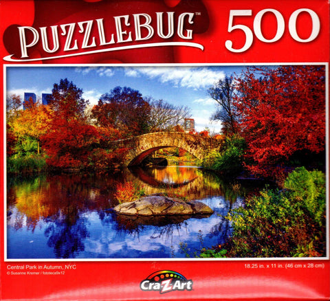 Puzzlebug 500 - Central Park in Autumn NYC