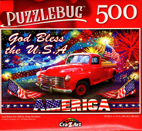 Puzzlebug 500 - God Bless the USA