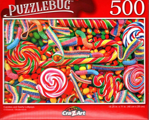 Puzzlebug 500 - Candies and Swirly Lollipops